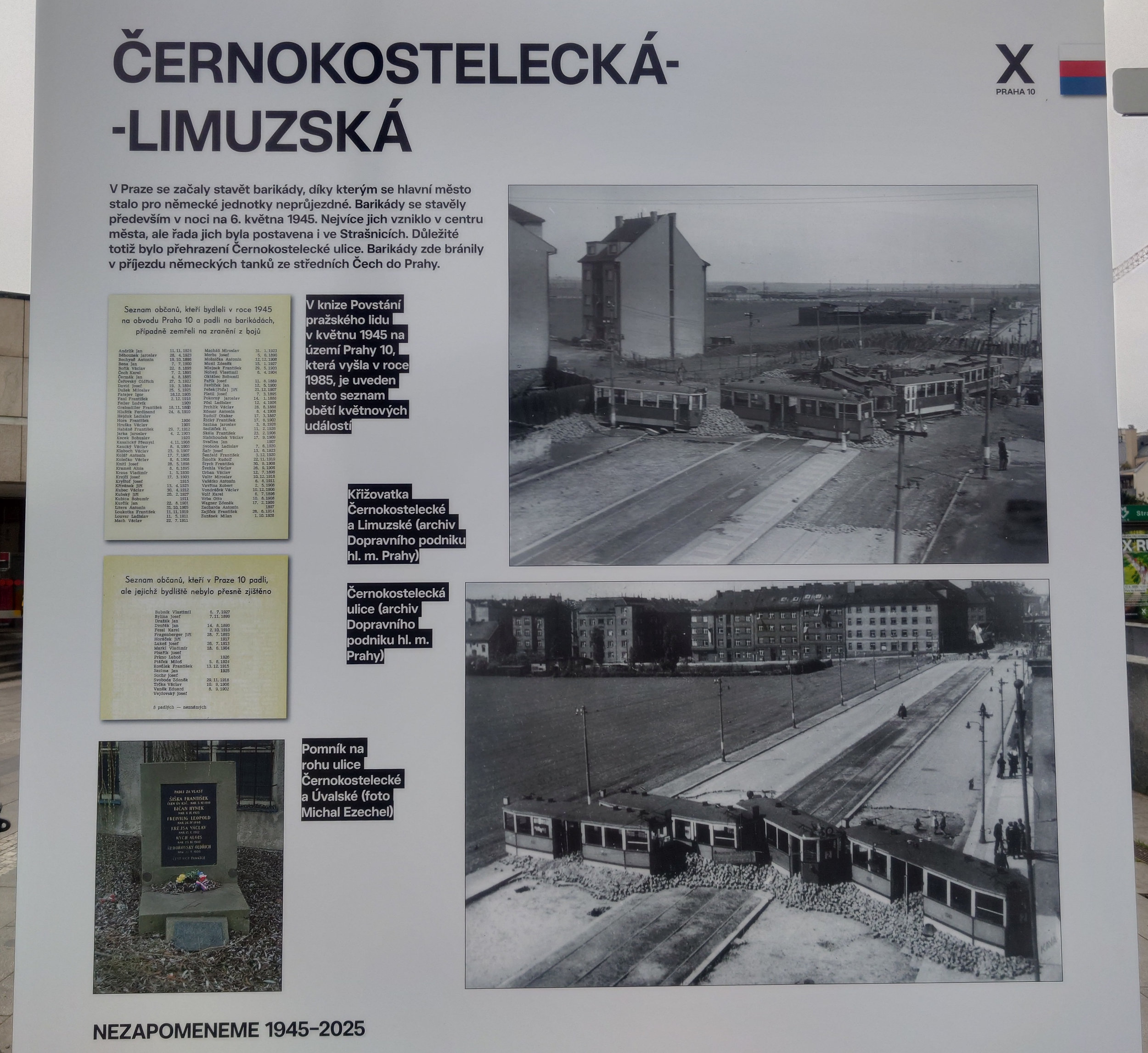 barikády černokostelecká