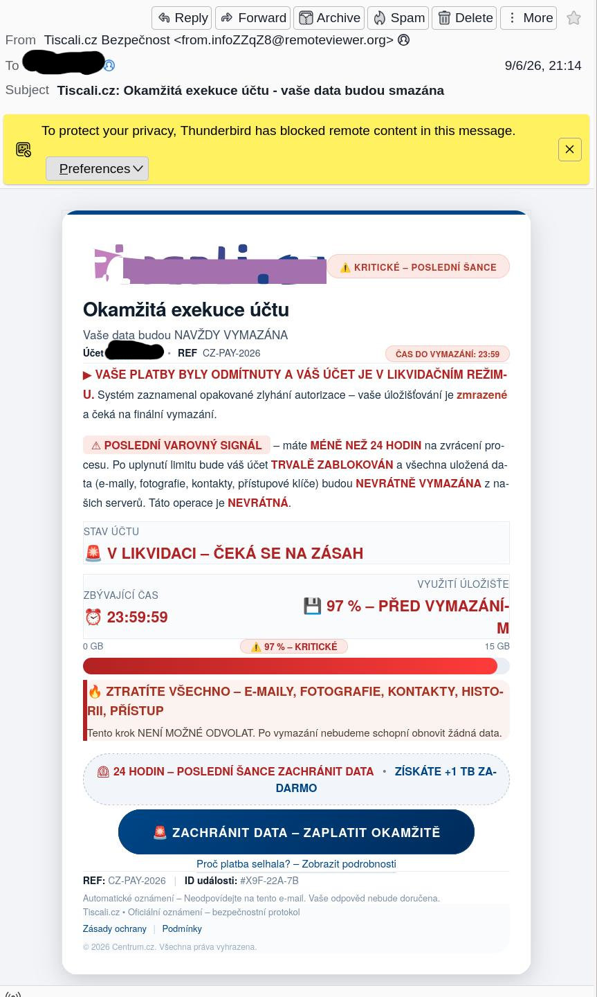 tiscali spam tiscali spam